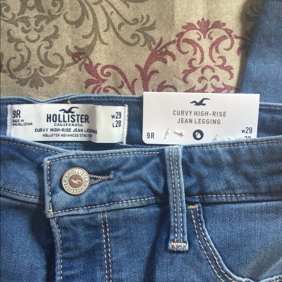 Hollister distressed jean leggings - Picture 2 of 2